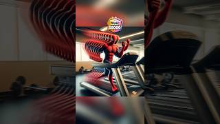 Obese Avengers at Gym😂🤣spiderman brawlstars marvel [upl. by Latihs]