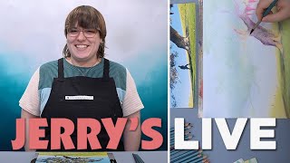 Jerrys LIVE Episode JL342 Impressionistic Watercolor Pencils [upl. by Magree]