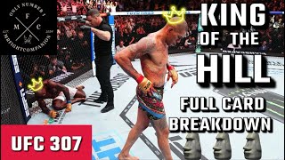 ROUNTREE GOES DOWN FULL UFC 307 POST CARD FULL FIGHT BREAKDOWN CHAMA [upl. by Zins294]