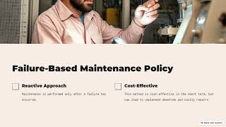 OE ISEII  Maintenance Policies and Types [upl. by Laenej876]