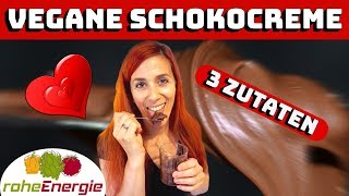 VEGANE SCHOKOCREME selbst gemacht in 2 Minuten [upl. by Larissa]