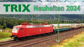 Trix Modellbahn Neuheiten 2024  Spur H0 und Minitrix Spur N [upl. by Vogeley368]