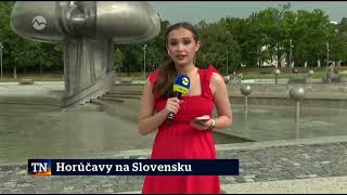 Markiza Televízne noviny Horúčavy na Slovensku [upl. by Dion878]