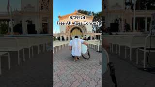 See you at Balboa Park Spreckels Organ Pavilion 82924 for a free all ages concert sandiego pop [upl. by Halullat174]