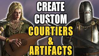 How To Create Custom Courtiers in CK3  Roads to Power Tutorial [upl. by Yewed]