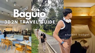 3D2N Travel Guide in BAGUIO CITY🍃 Total Expenses Hotels❄️ Cafes☕️  Jett Alejo [upl. by Houser]