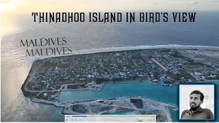 A birds eye view of the Thinadhoo island l With me [upl. by Notlimah]