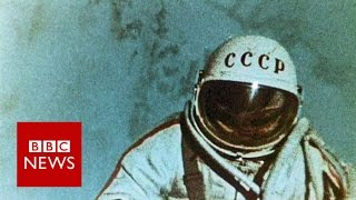 Spacewalk 50 years of floating in space  BBC News [upl. by Atnahs]