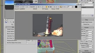 Rocket Plume  3ds Max Particle Flow Tutorial [upl. by Enelyar]