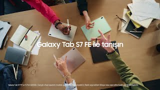 Galaxy Tab S7 FE ile Tanışın  Samsung [upl. by Zobe]