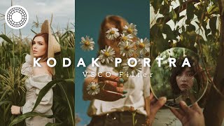 Kodak Portra VSCO Filter  VSCO editing tutorial 2022 [upl. by Hedgcock]