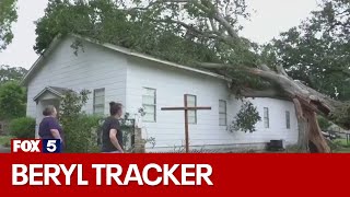 Beryl rips through Houston eyes Arkansas  FOX 5 News [upl. by Sapphera]