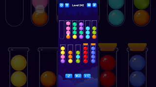 Ball Sort Level 242 Walkthrough Solution AndroidiOS [upl. by Hillhouse]