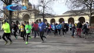 Neujahrslauf 2013 München im Hofgarten [upl. by Ekenna]