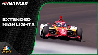 IndyCar Series EXTENDED HIGHLIGHTS 108th Indy 500 Top 12 Last Chance Practice  Motorsports on NBC [upl. by Aurthur]