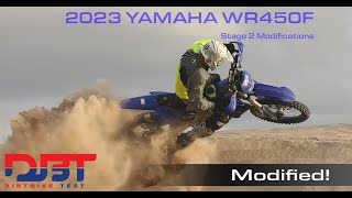 2023 Yamaha WR450F Stage 2 Modifications  Dirt Bike Test [upl. by Dietz]