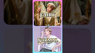 FAIRY😇 VS NORMAL 🥰 mochisqueen bts blackpink fairy viralshort youtubeshorts heymama [upl. by Dahsar]