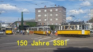 Stuttgarter StraßenbahnSSB 150 Jahre Speziell [upl. by Marin]