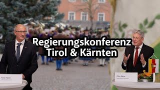 Regierungskonferenz Tirol amp Kärnten [upl. by Steele359]