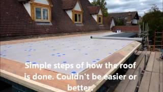 EPDM Flat Roofing project step by step [upl. by Walker]