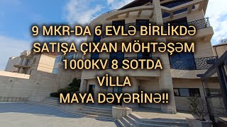 MAYA DƏYƏRİNƏ 6 EVLƏ BİRLƏŞMİŞ VİLLA SATILIR [upl. by Dadinirt]