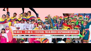 Festival folcórico hispanoamericano en HISPANIDAD CARTAGENA 2024 [upl. by Boehike]