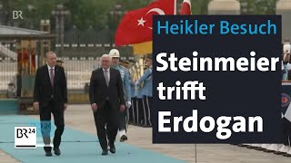 Bundespräsident Steinmeier trifft Präsident Erdogan in der Türkei  BR24 [upl. by Aldric]