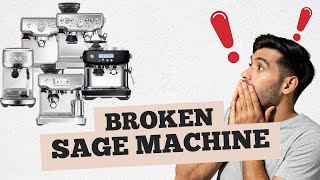 Sage Coffee Machine Repair Troubleshooting Your Machine [upl. by Porush431]