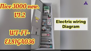 Electrical wiring connections Diagram  NICE3000new V1 2 WTFTEL81GA036 [upl. by Cleasta]