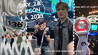 KCON LA 2023 VLOG  2nd row from barricade w out camping zb1 dreamstage  convention [upl. by Noyes]