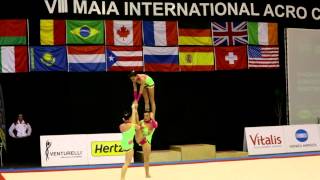 Gymnastics MIAC 2014 Senior WG Balance POR GC Vilacondense [upl. by Nohsyar108]