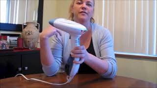 Conair Extreme Steam and Turbo Extreme steam handheld steamers blogger review [upl. by Tekcirk]