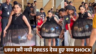 Urfi javed new dress shocks everyone Urfi Javed Solar system dress urfi javed dress reaction [upl. by Artemas701]