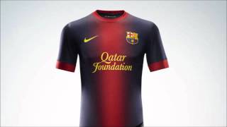 Nova Camisa Do Barcelona Temporada 20122013 [upl. by Dotti306]