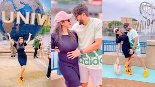 පිස්සු හැදෙන ගමන 😱දවසකට single උනා 🙈Sangeeth Dini Vlogs singaporelife universalstudios [upl. by Ayardna]