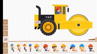 Labo Construction Truck Road Roller  A Construction Marvel like no other [upl. by Ariella715]