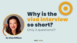 Former Visa Officer reveals why your visa interview is so short  It may be less than 1 minute [upl. by Cecilia]