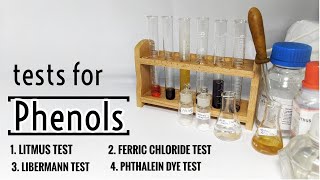 Tests for Identification of Phenols  Organic Qualitative Analysis [upl. by Rosy]