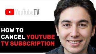 HOW TO CANCEL YOUR YOUTUBE TV SUBSCRIPTION ON IPHONE 2024 FULL GUIDE [upl. by Eidnas]