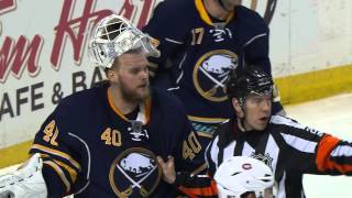 Gotta See It Scrivens Lehner get in staring contest during scrums [upl. by Llezom]