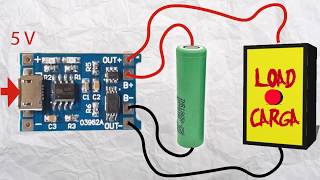 🔋Cómo construir un cargador fácil para baterías LiIon y LiPo con protección Nueva versión TP4056 [upl. by Avraham]