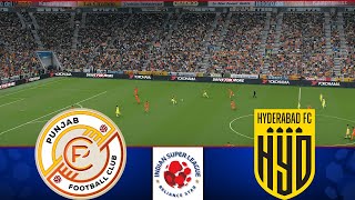 Punjab FC vs Hyderabad FC  ISL 202425  Watch Along amp eFootball Match [upl. by Targett544]