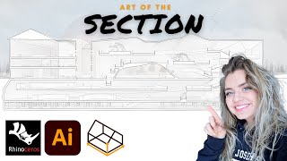 How to Draw a SECTION  3D PERSPECTIVE SECTION DRAWING TUTORIAL  Architecture Drawing Tutorial [upl. by Pawsner597]