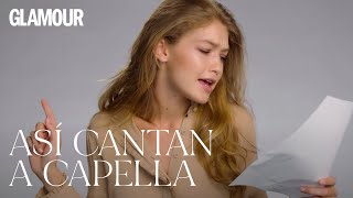 Gigi Hadid y Kendall Jenner cantan Baby a capella  Glamour España [upl. by Icyak195]