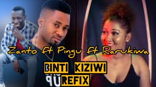 Zanto Ft Pingu Binti Kiziwi Official Refix video Lyrics [upl. by Isabeau286]