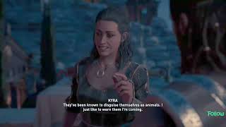 AC Odyssey Goddess of the Hunt Talk to Kyra 422 [upl. by Hercule]