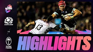 HIGHLIGHTS  SCOTLAND V FIJI  AUTUMN NATIONS SERIES 2024 [upl. by Kragh]