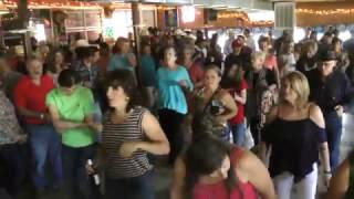 First line dance to Geno Delafose at Whiskey River on 031917 [upl. by Assirialc872]