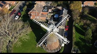 Willingdon Polegate Windmill  By Drone [upl. by Ayamahs630]