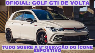 Oficial Novo Volkswagen Golf GTI Chegará ao Brasil em 2025 [upl. by Fein852]